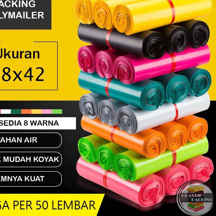 

11.11 Sale Plastik Packing Polymailer kemasan olshop 28x42 isi 50 lembar !!!!