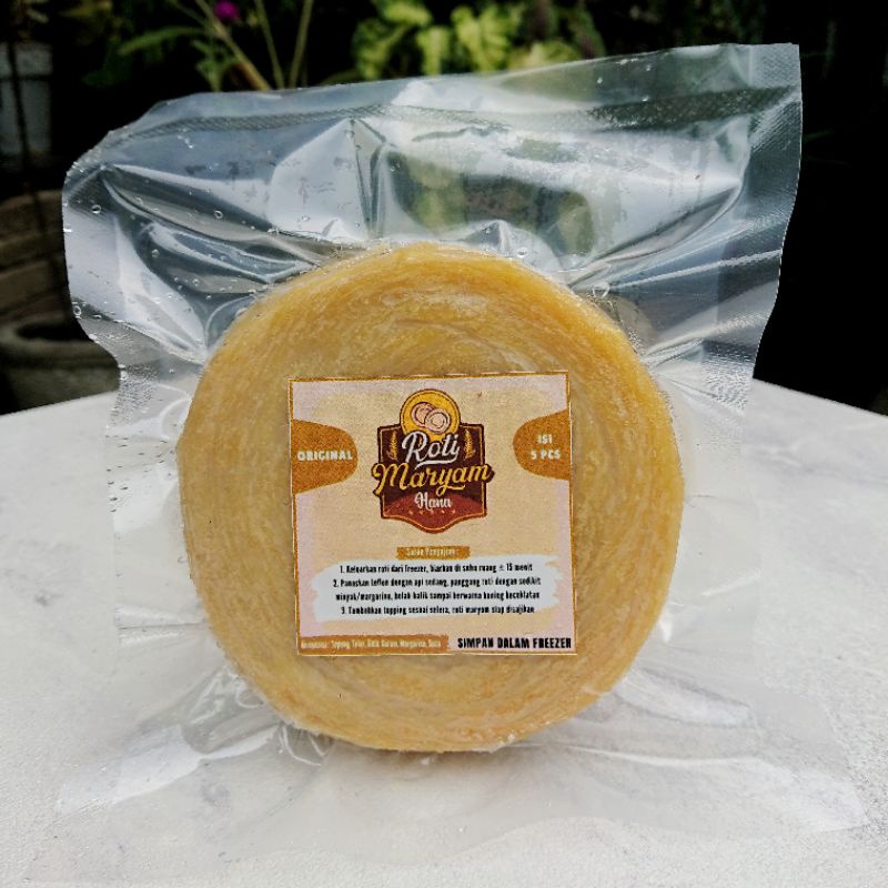 

Roti Maryam Canai Cane Konde Frozen Rasa Original isi 5