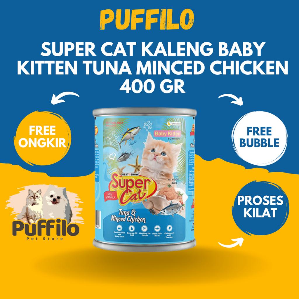 SUPERCAT BABY KITTEN KALENG 400GR