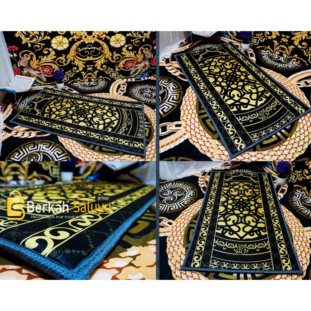 Sajadah Printing Premium Big 115x65cm Tebal SJM17