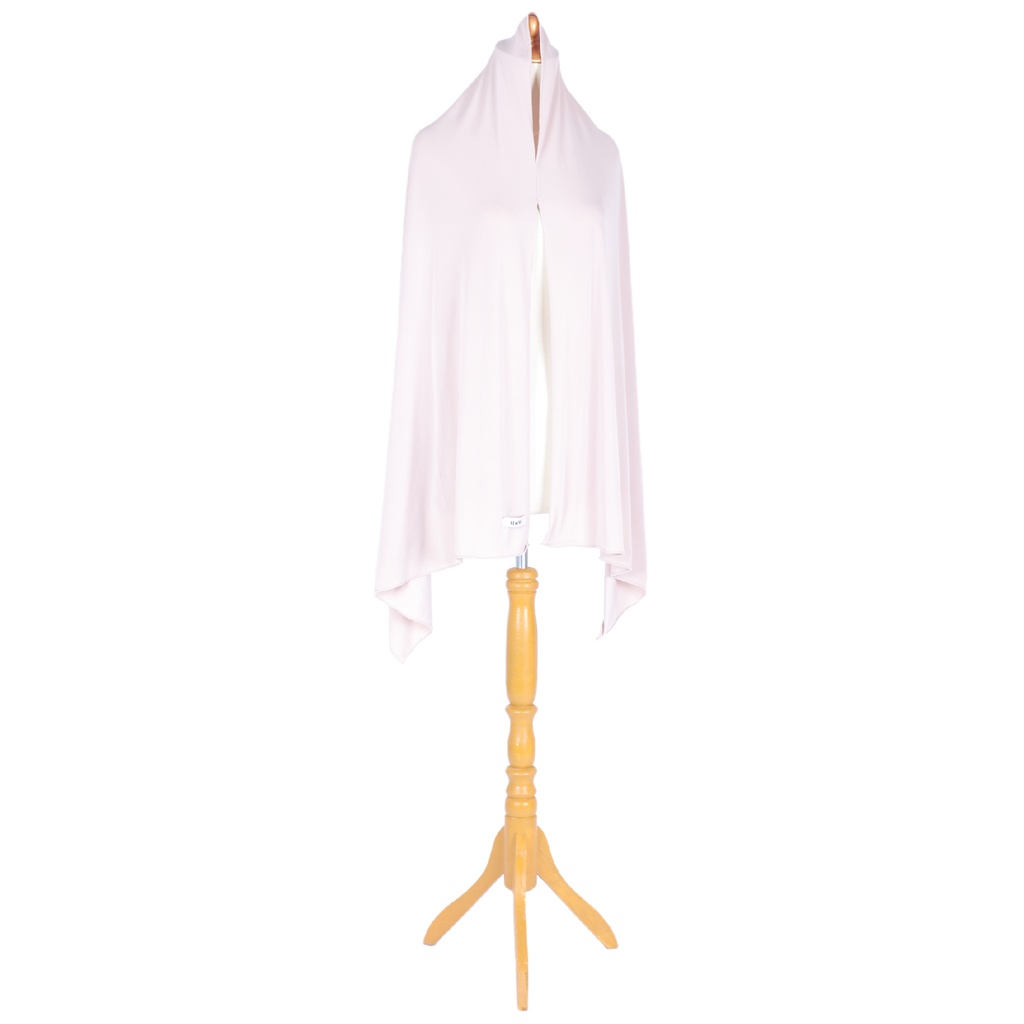 Eksklusif Pashmina Instan Jersey Mahreen Shawl-Cream