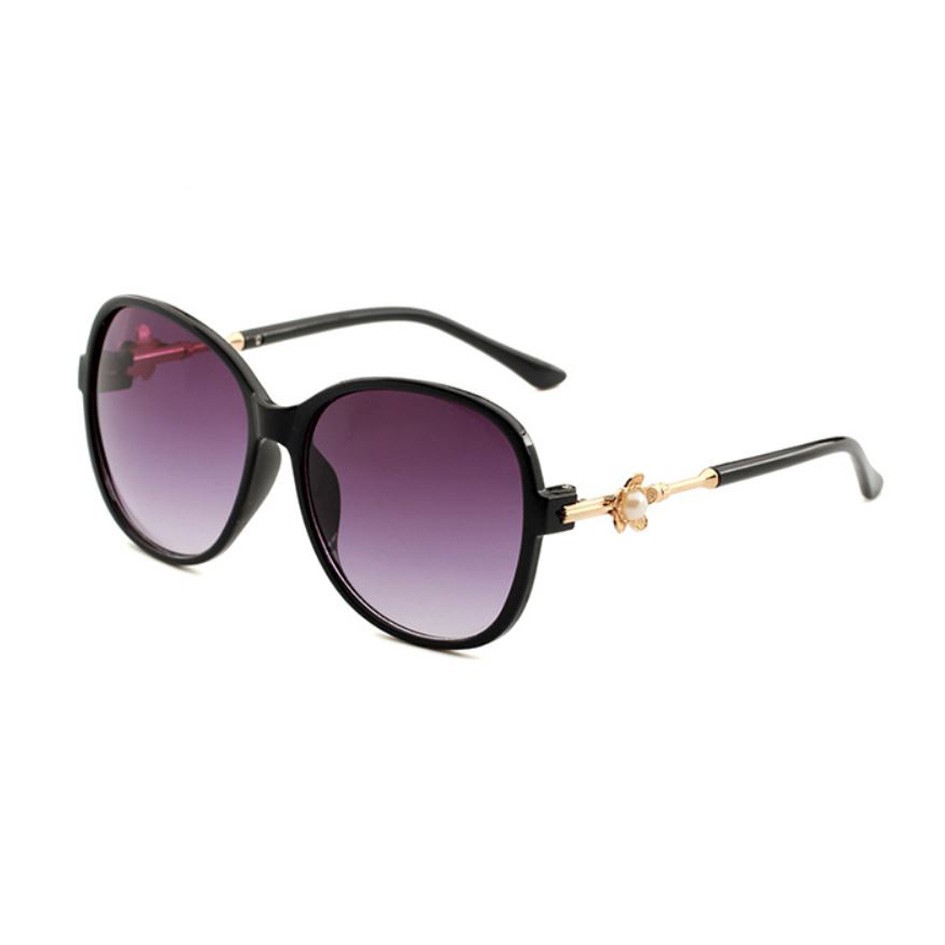 kacamata fashion wanita pearl flower sunglasses (3B2) jgl100