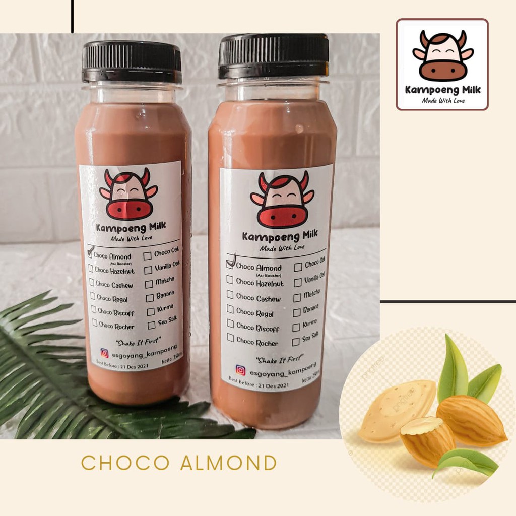 

Susu Almond Rasa Coklat / Almond Milk / Asi Booster