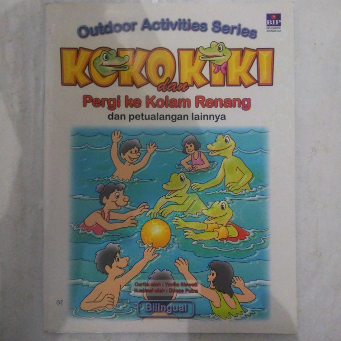 BUKU OUTDOOR ACTIVITIES SERIES KOKO KIKO DAN PERGI KE KOLAM RENANG