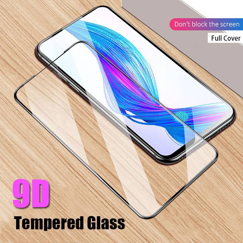 Full Coverage Tempered Glass For Vivo V17 V19 V20 V21 Pro V21e Y11 Y12s Y12A Y15 Y17 Y20 Y20S Y30 Y31 Y50 X60 X50 9D Toughed Screen Protector