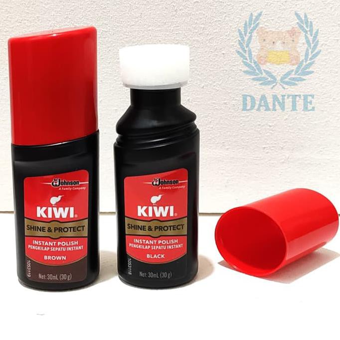 Semir Sepatu Cair Kiwi Shine & Protect Warna Hitam - Hitam
