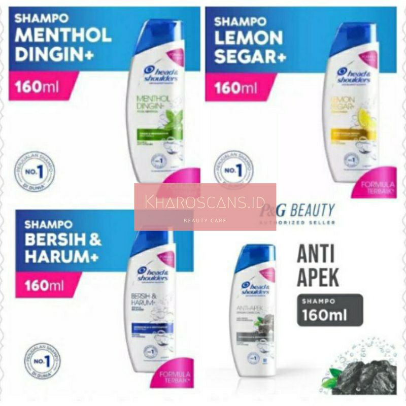 [PROMO] Shampo Head and Shoulders 160ml | Menthol Harum