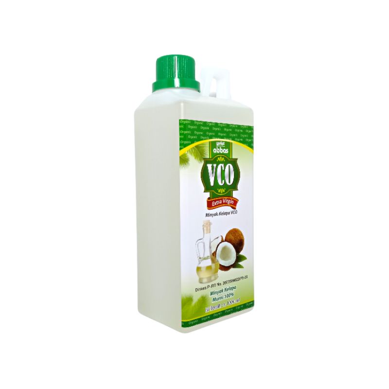 

VCO Extra Virgin Coconut Oil 1 Liter VCO Minyak Kelapa Murni 100% / MINYAK KELAPA ASLI
