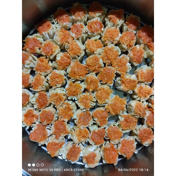 Dimsum Siomay Jumbo Ayam Udang isi 10pcs FRESH Buat setiap hari Halal Enak Murah