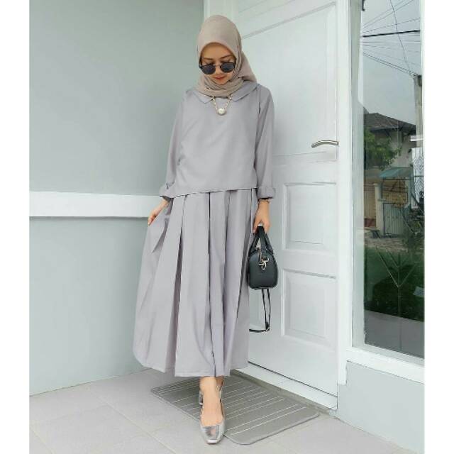 RTK - ZAITUN DRESS/GAMIS POLOS/DRESS WANITA/BAJU MURAH/GAMIS GROSIR