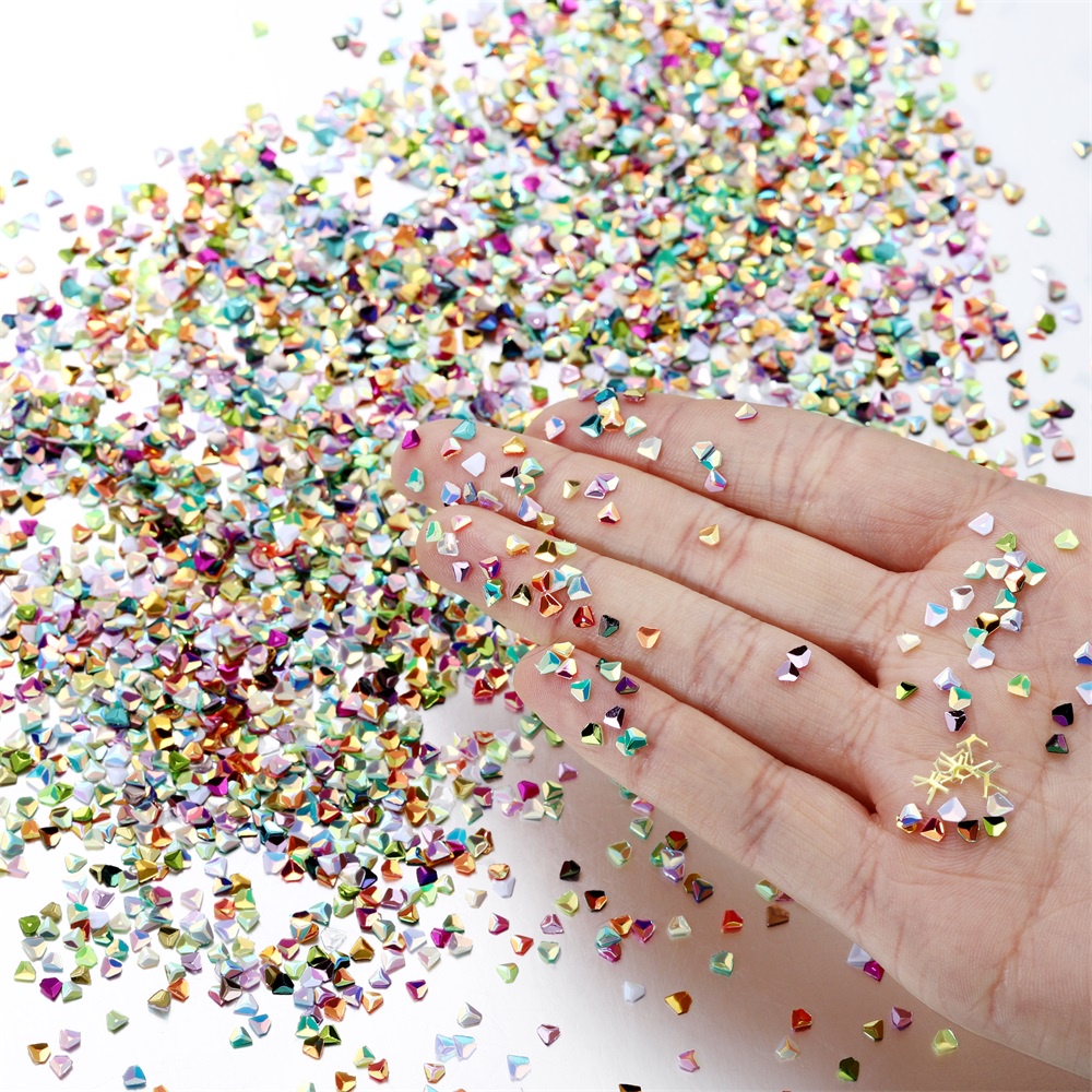 Stiker Sequin Nail Art DIY 20g Untuk Dekorasi Pakaian Wanita