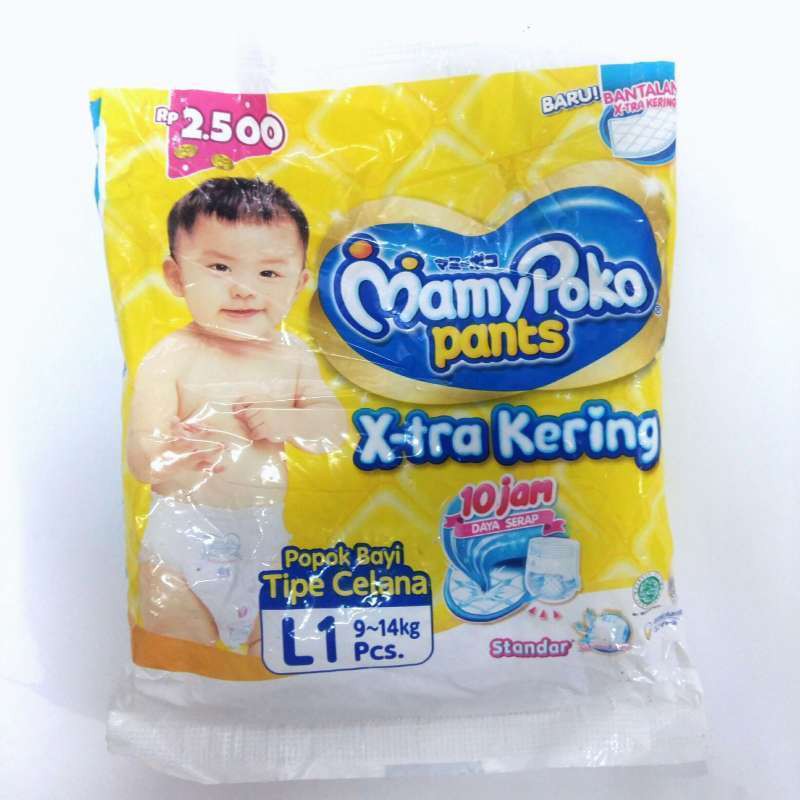 Mamy Poko L sachet / Pampers Mamypoko / Popok Bayi