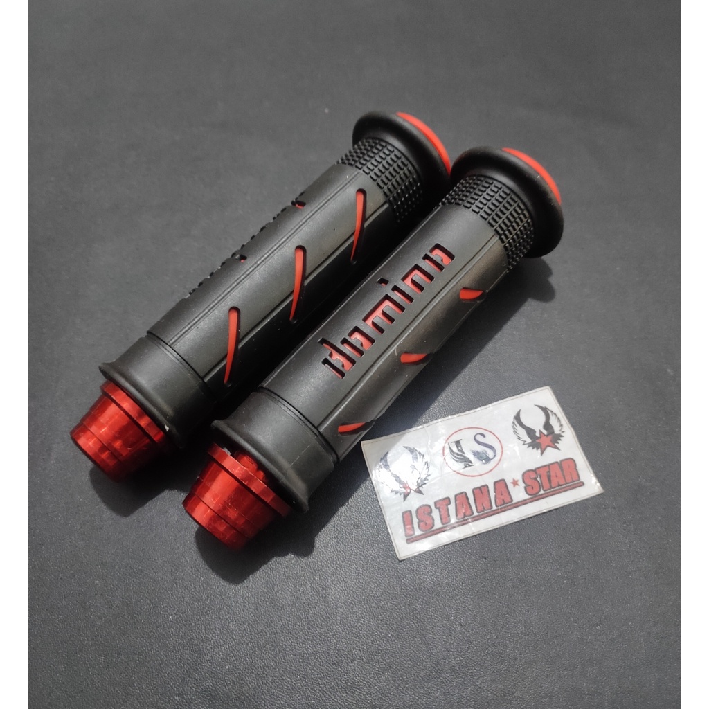 PROMO TERMURAH HANDGRIP DOMINO PLUS JALU STANG BISA UNTUK SEMUA MOTOR