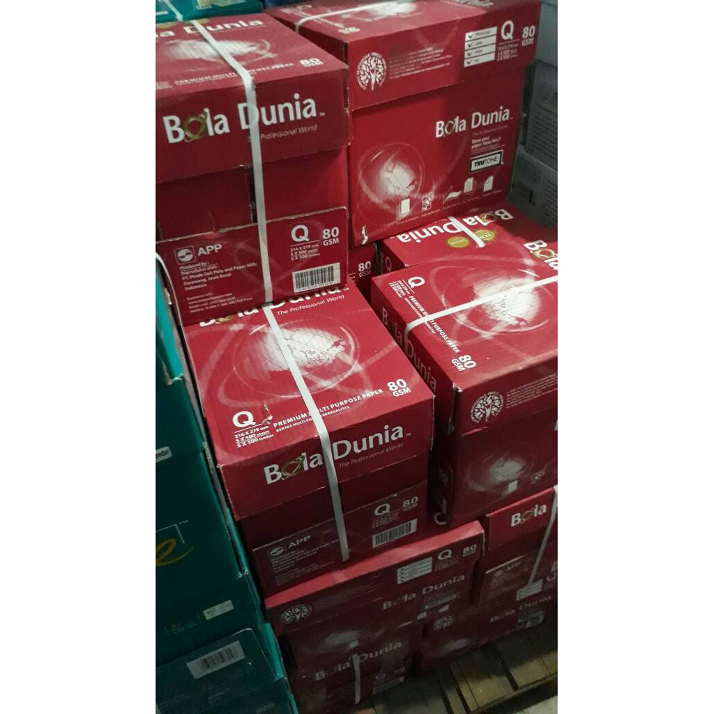 

KERTAS FOTOKOPI BOLA DUNIA A4 80 GR