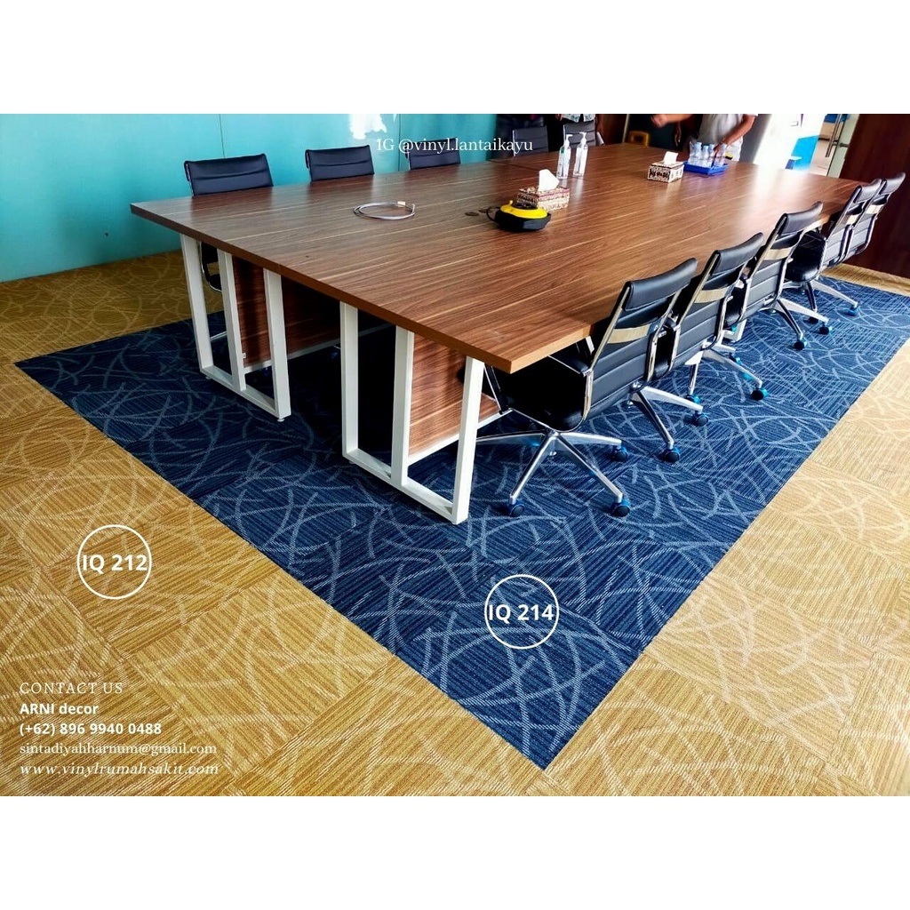 Karpet Tile ION Motif Tebal 5mm - Karpet Tile Kantor Murah