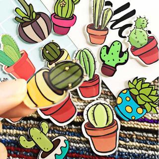 1Pc Pin Pin dengan Bahan  Akrilik dan Gambar  Kartun Kaktus  1Pc Pin Pin dengan Bahan  Akrilik dan Gambar  Kartun Kaktus