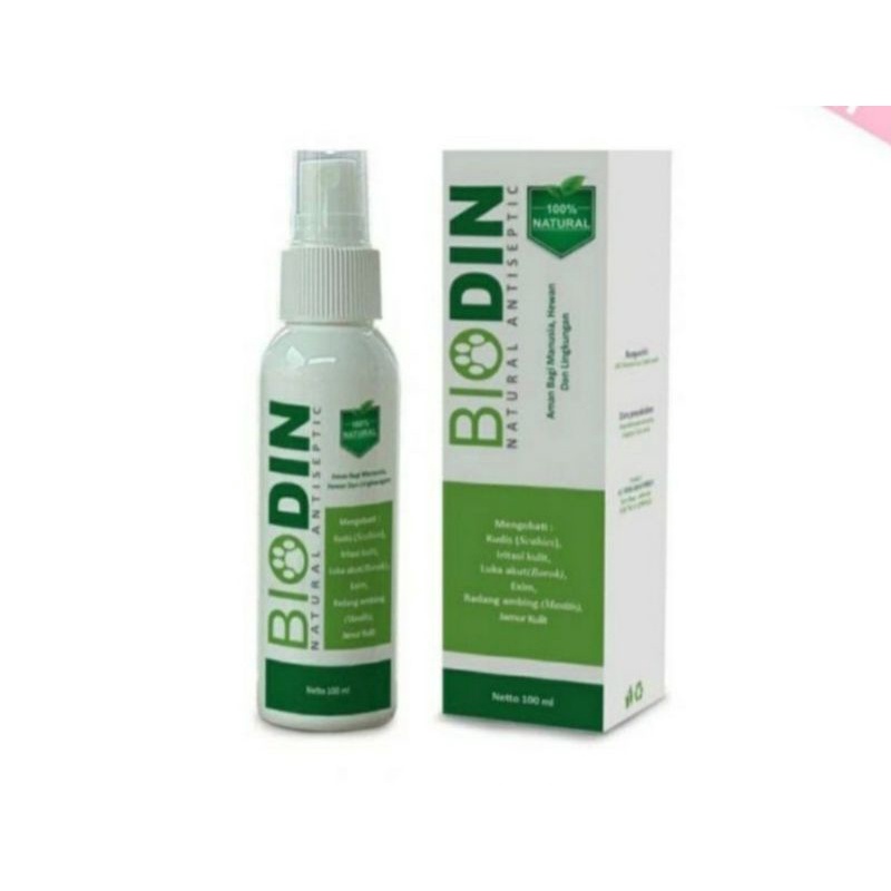 Biodin Spray 20ml / Biodin Spray kucing anjing