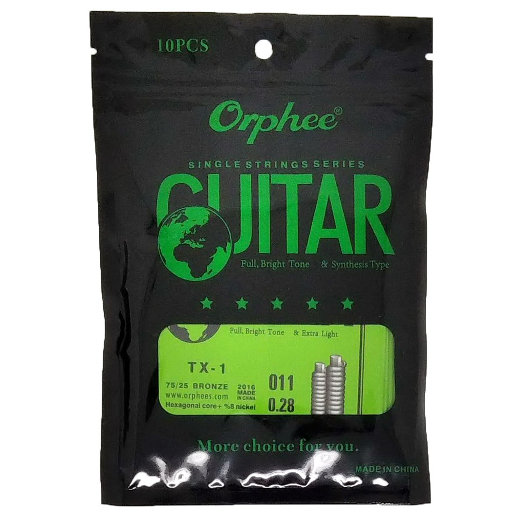 Orphee TX Single String Senar Gitar Akustik Satuan