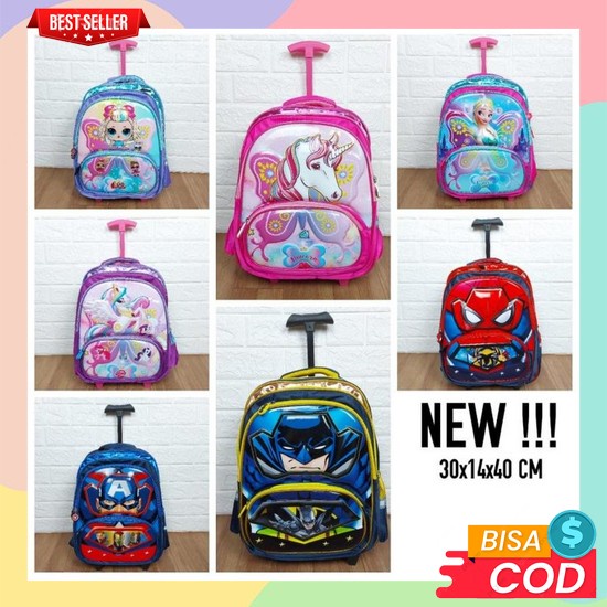 Tas Anak Laki Laki Catenzo Junior Cmm Tas Mobil Tk Koper Set Tas Ut728 Tas Dorong Trolley Sd Anak Ta