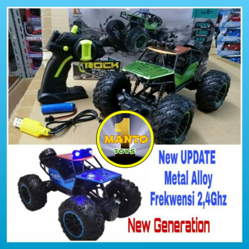 PROMO COD Mobil remot RC Metal Alloy  Jeep OFF ROAD Mainan Remote Control