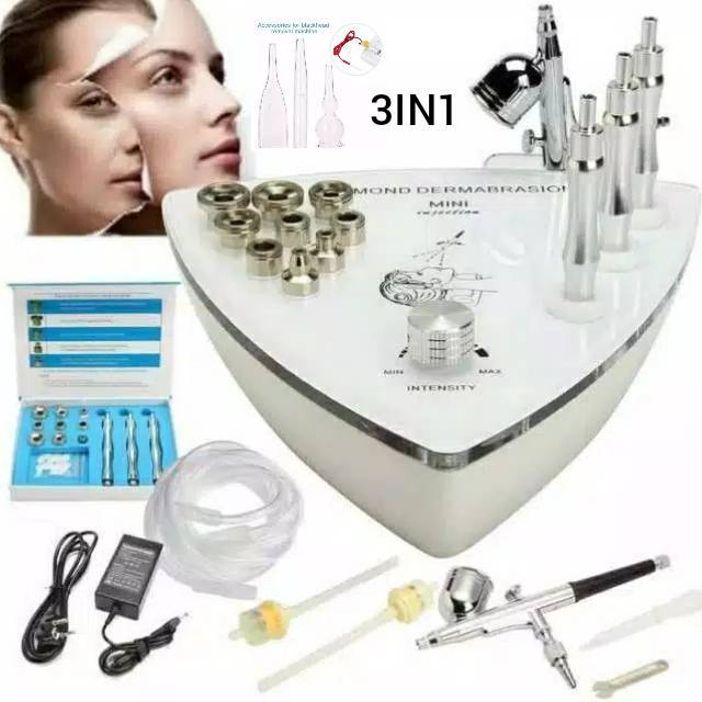 Diamond dermabrasion diamond peeling dermabrasi microdermabrasion dermabrasion mikrodermabrasi 2in1