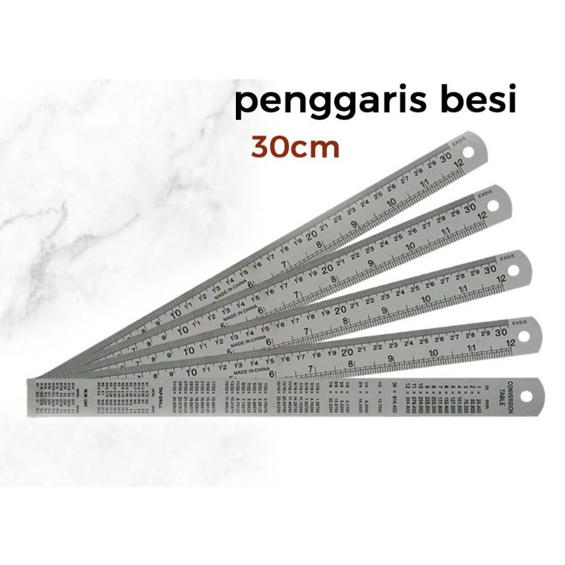 Penggaris Besi 30cm