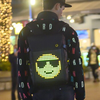 Ransel Divoom M Layar LED yang Dapat Disesuaikan Layar LED Ransel Perjalanan Luar Ruangan Kapasitas