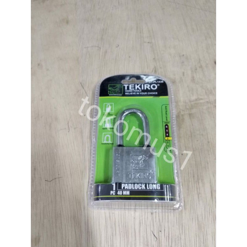 GEMBOK LEHER PANJANG 40 MM/GEMBOK 40 MM LONG TEKIRO