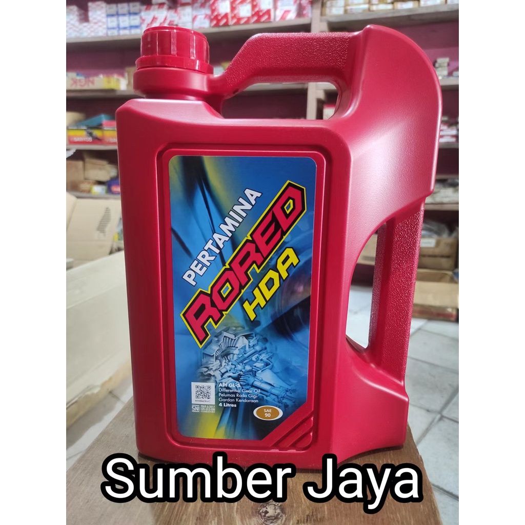 Oli RORED HDA 90 4 Liter - Oli Gardan Gear Mobil - 100% Asli