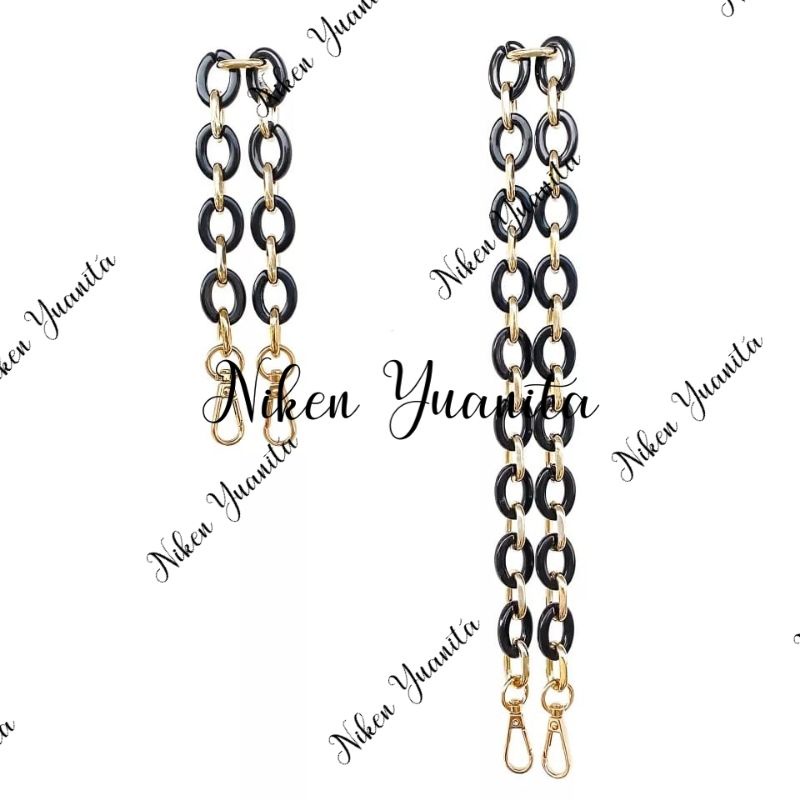 tali tas tali masker rantai acrylic dompet shoulder bag waistbag kondangan pesta impor best quality