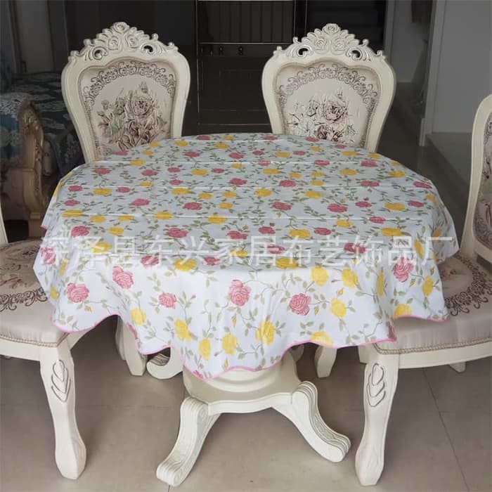 Taplak meja BULAT ANTI AIR 152CM A568F