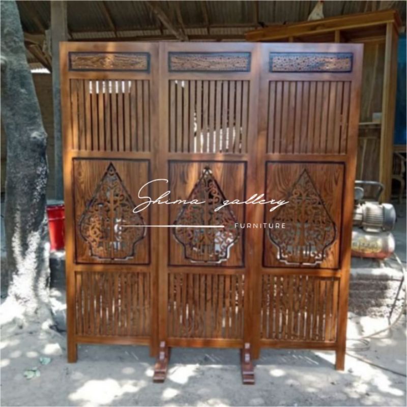 Sketsel penyekat ruangan / Sketsel kayu jati