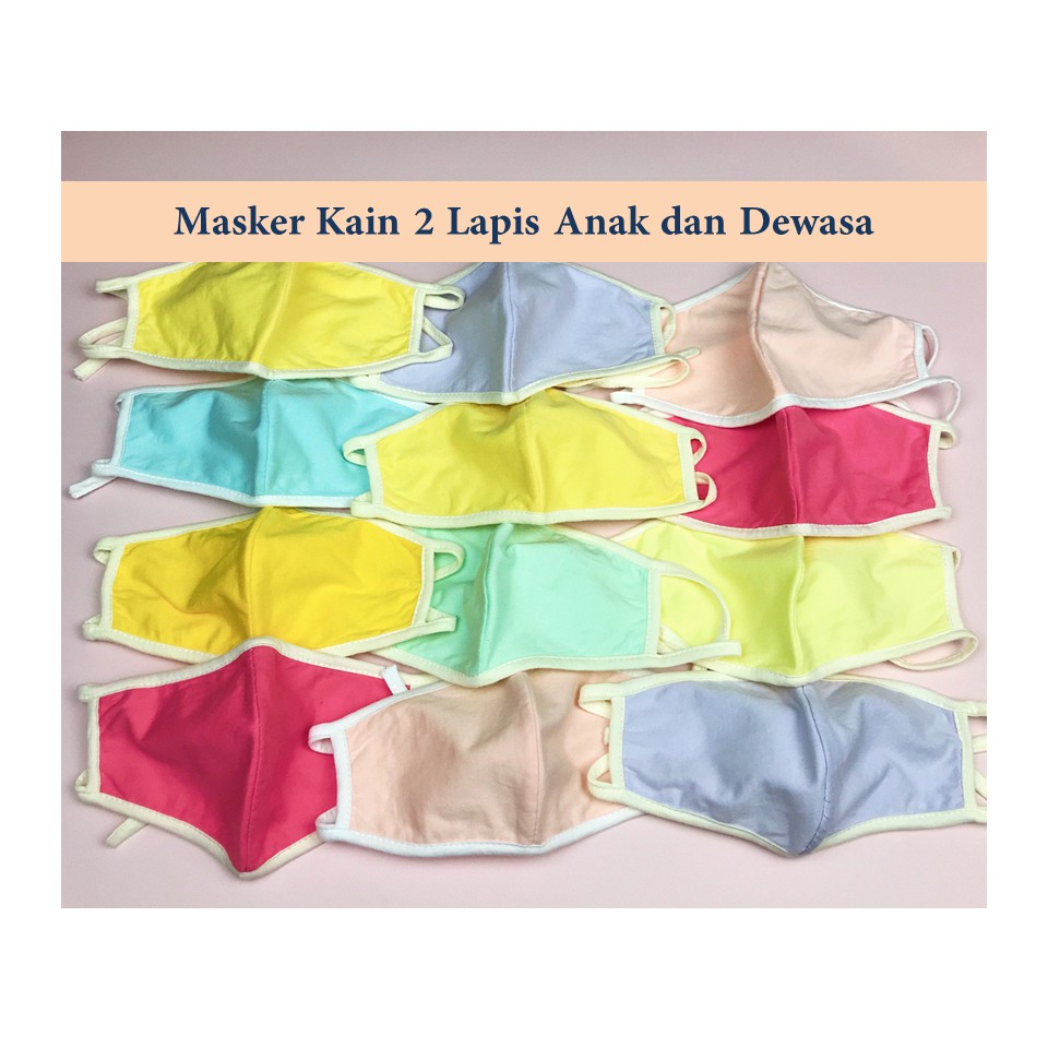 Masker kain 2 Ply