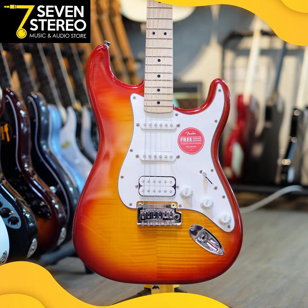 Squier Affinity HSS Stratocaster FMT Electric Guitar Sienna Sunburst