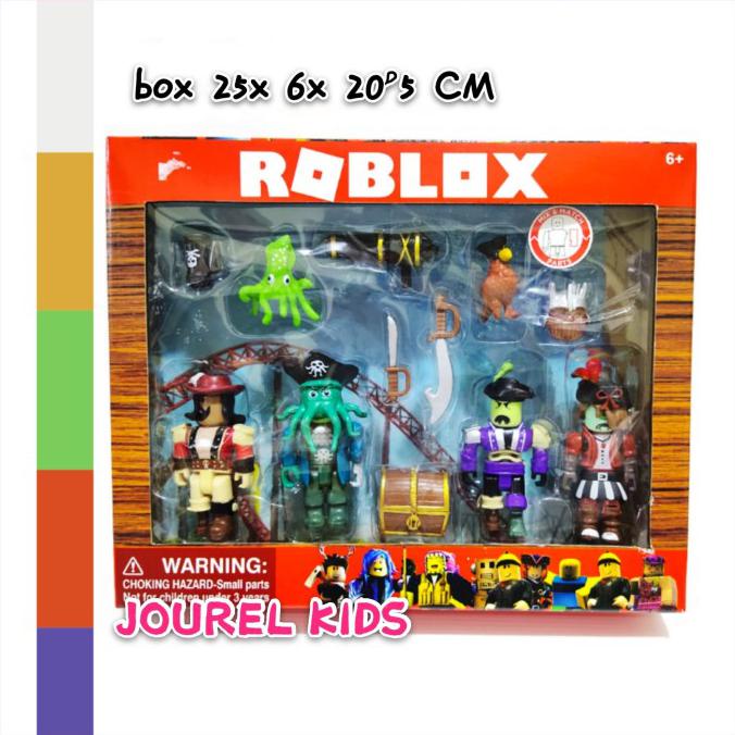 Terlaris Mainan Roblox Action Figure Set Game Lego Brick Minecraft