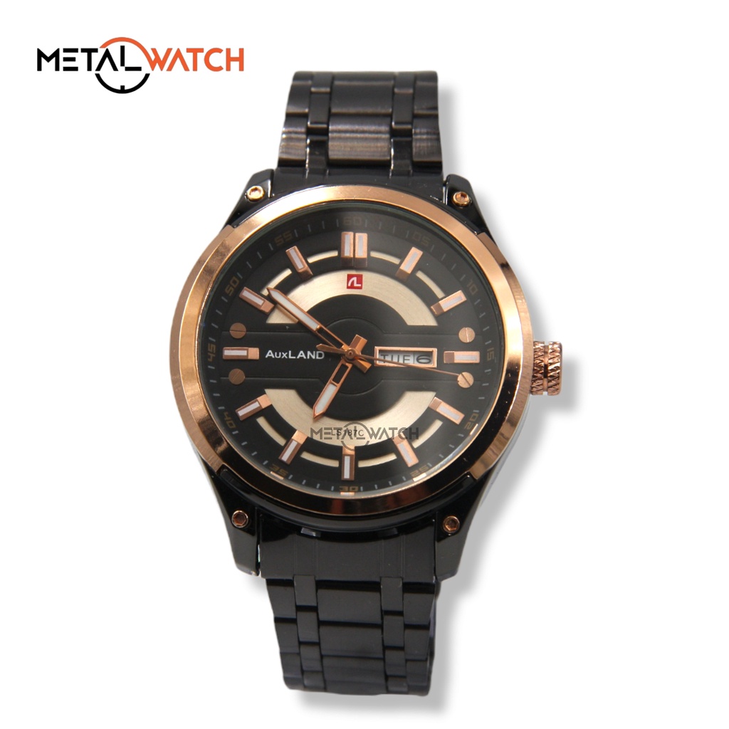 Jam Tangan Pria Original Auxland LS197C Tanggal dan Hari Anti Air