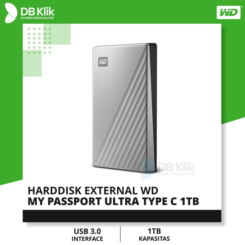 Harddisk External WD My Passport ULTRA TYPE C 1TB