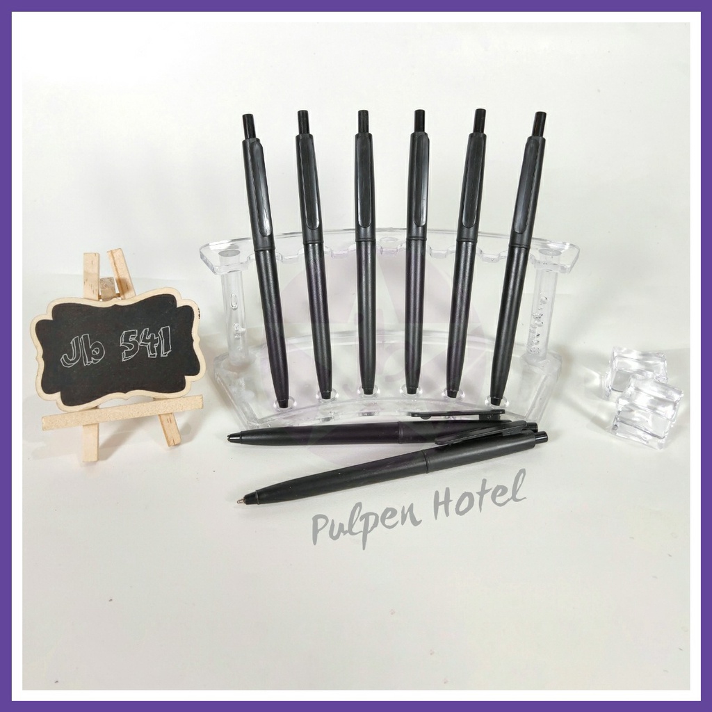 

Jb 541 Pulpen Hotel HITAM ~ Pulpen Pen Plastik Hotel Custom Logo ~ Pen Promosi.