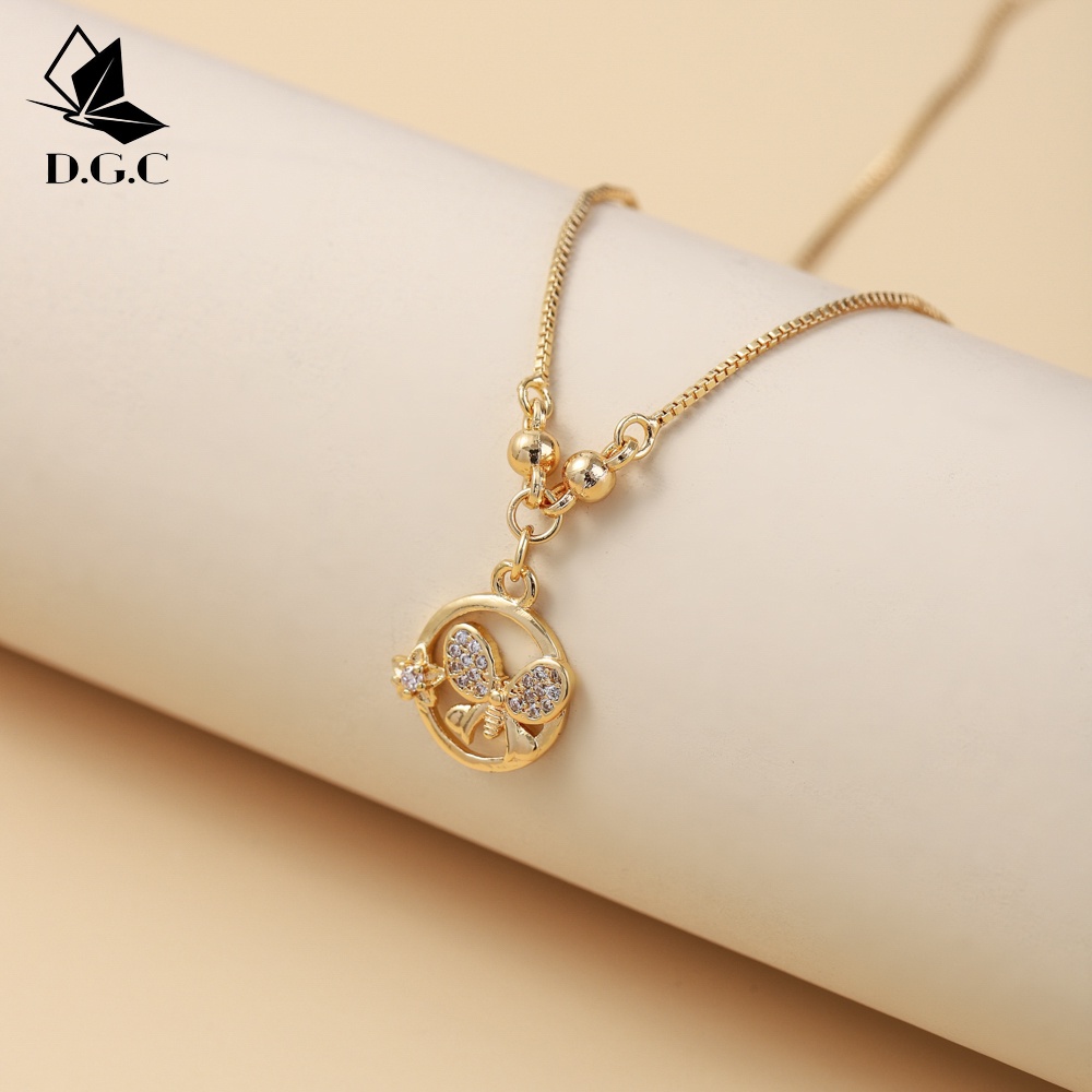 ✨D.G.C✨ COD Titanium  Fashion Kalung Wanita Stainless Steel Fashion Wanita Korea Kalung D035