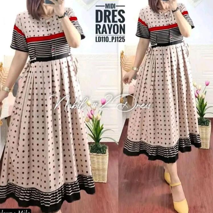 Serbuuuu.. dres midi / daster viral 2022 terbaru dres kekinian