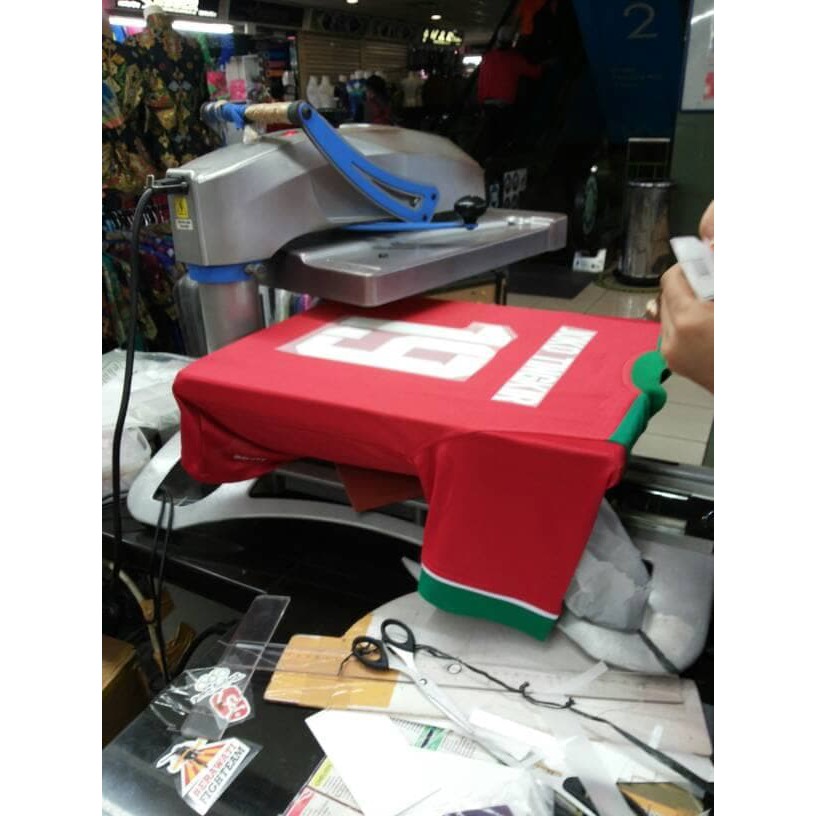 HARGA HEMAT COSTUME NAME/NAMESET + JERSEY TIMNAS INDONESIA HOME GO 2017/2018