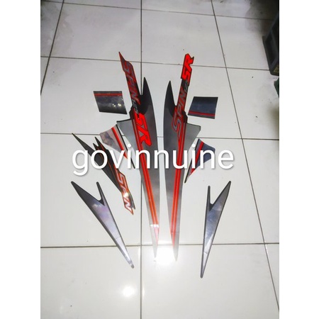 striping stiker sticker lis suzuki spin 125sr 125 sr 2007 hitam original
