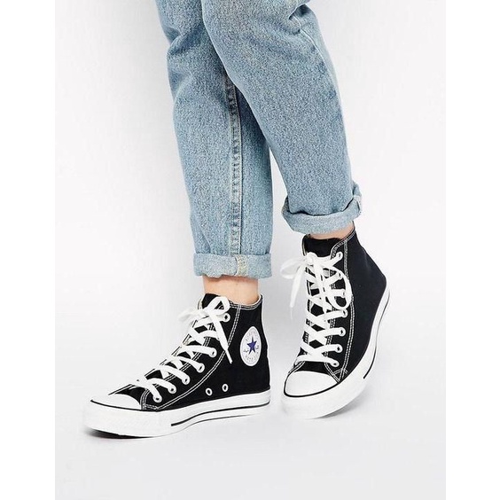 Sepatu Allstar Tinggi / Sepatu Convers Chuck Taylor Classic High / Sepatu sekolah hitam putih murah