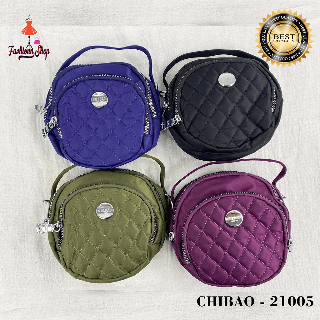 New Arrival Tas Wanita Tas Selempang Parasut Chibao Anti Air - TAS WANITA CHIBAO BORDIR original 2in
