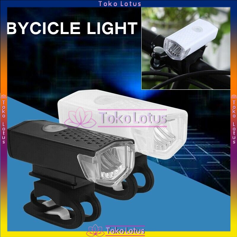 [READY STOCK] Lampu Depan Sepeda Cree Led 300lm Rechargeable