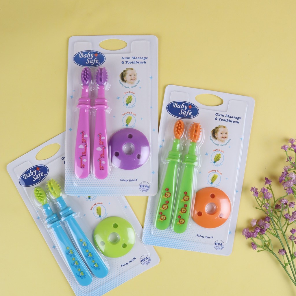 Baby Safe Gum Massage Toothbrush / Sikat Gigi Bayi