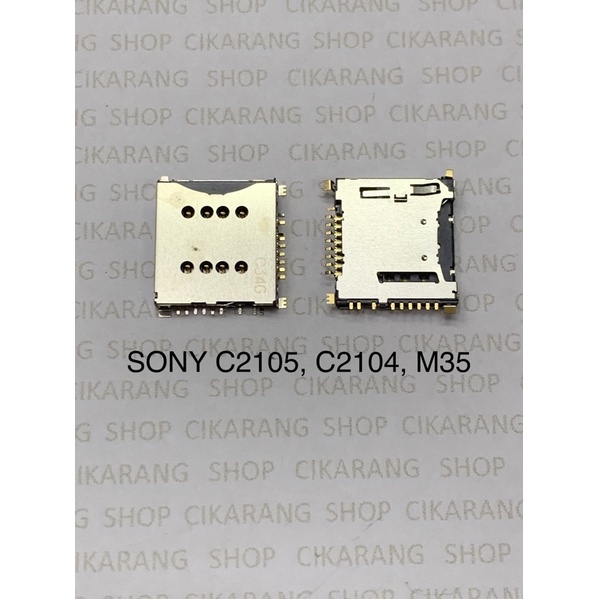 KONEKTOR SIMCARD SONY EXPERIA L C2105, C2104, M35 CON SIM