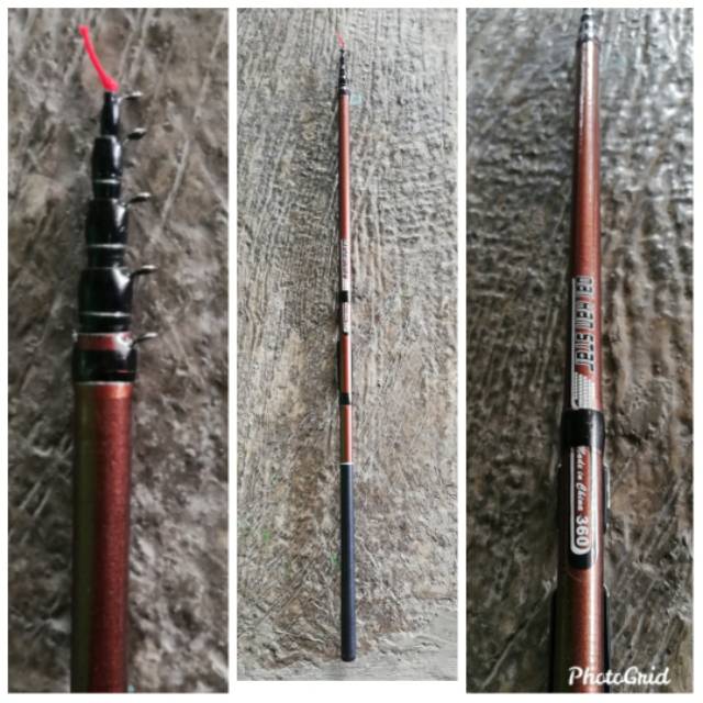 Joran Tegek Daihan Star Dan Oregon Panda 360cm set kolong