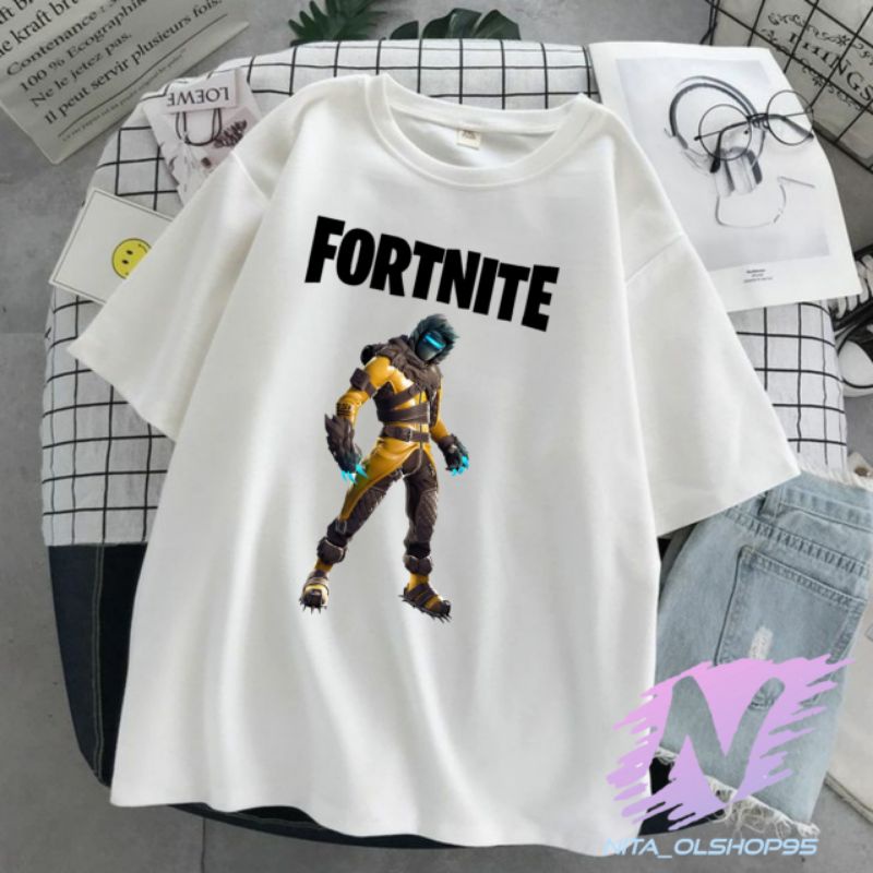 kaos anak fornite mobile shirt kids fornite