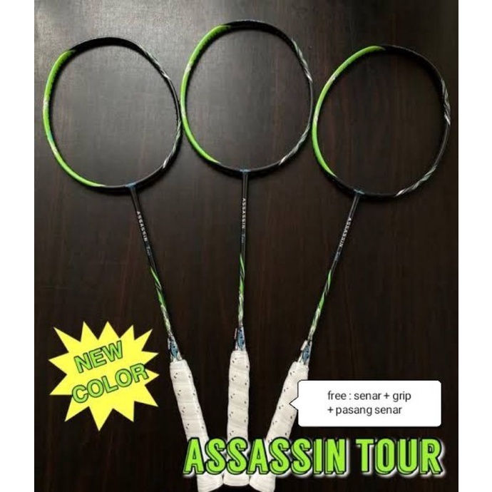 Raket Badminton Maxbolt Assasin Tour Original free senar pasang